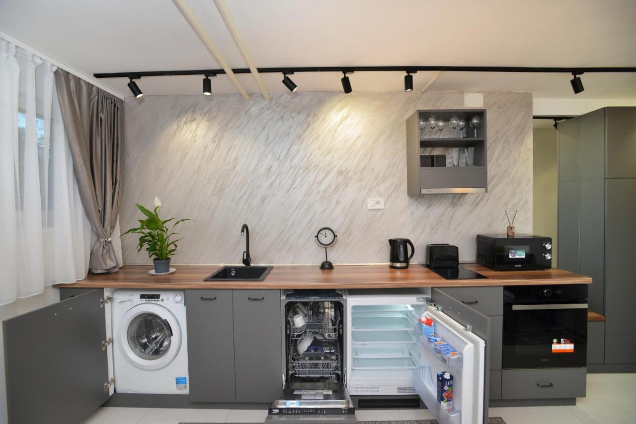 River&Bike Apartment With Free Electric Bike Belgrad Exteriör bild